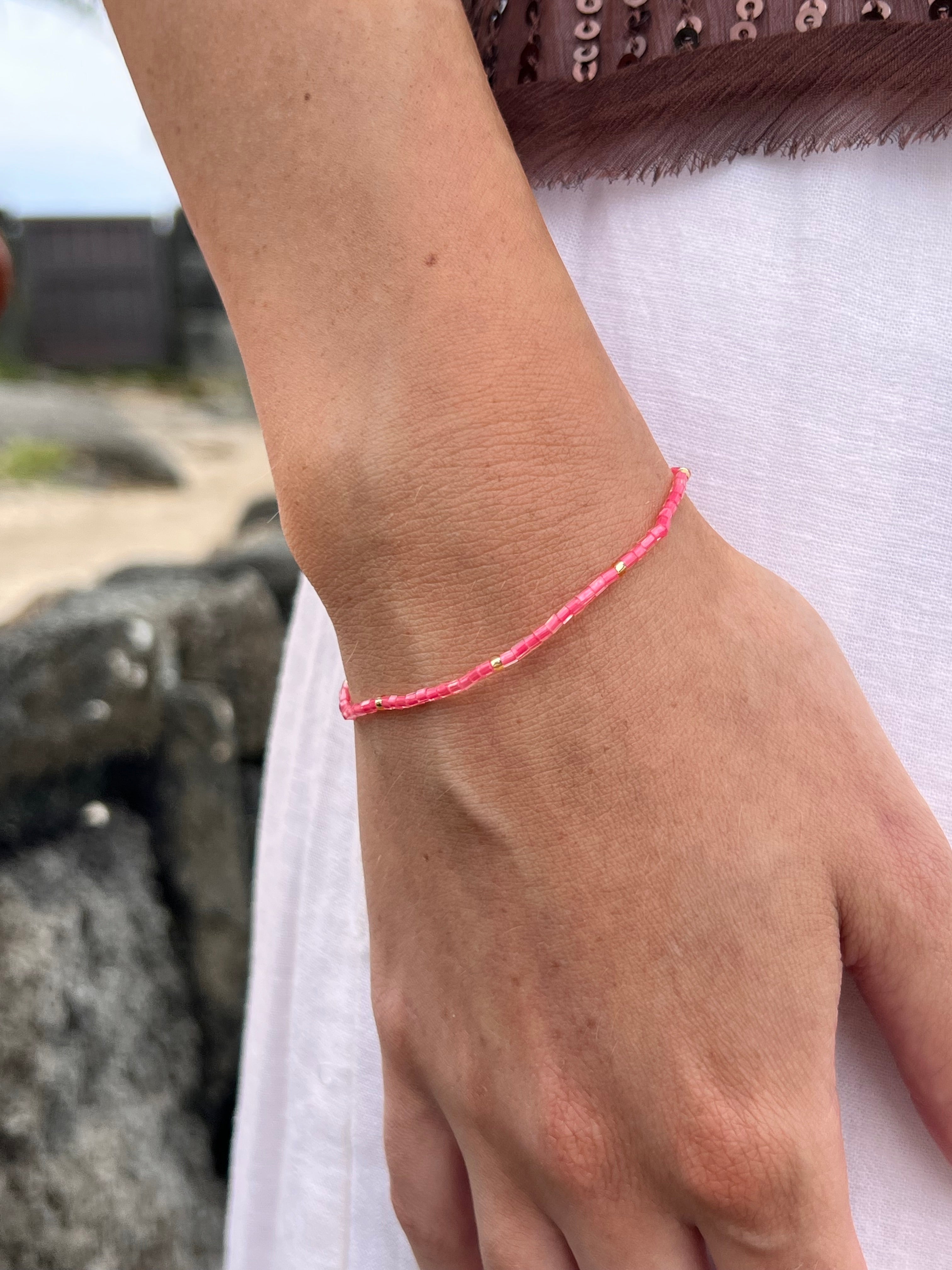 STACK ME Bracelet | Hot Pink