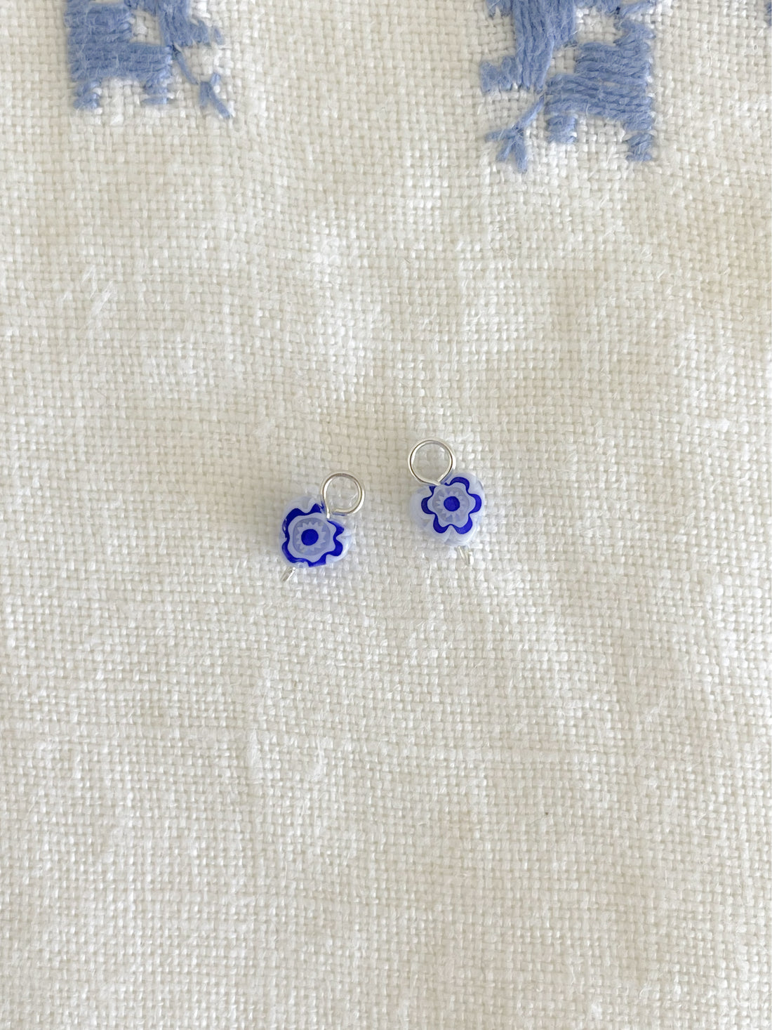 MINI Navy Heart | EARRING CHARMS