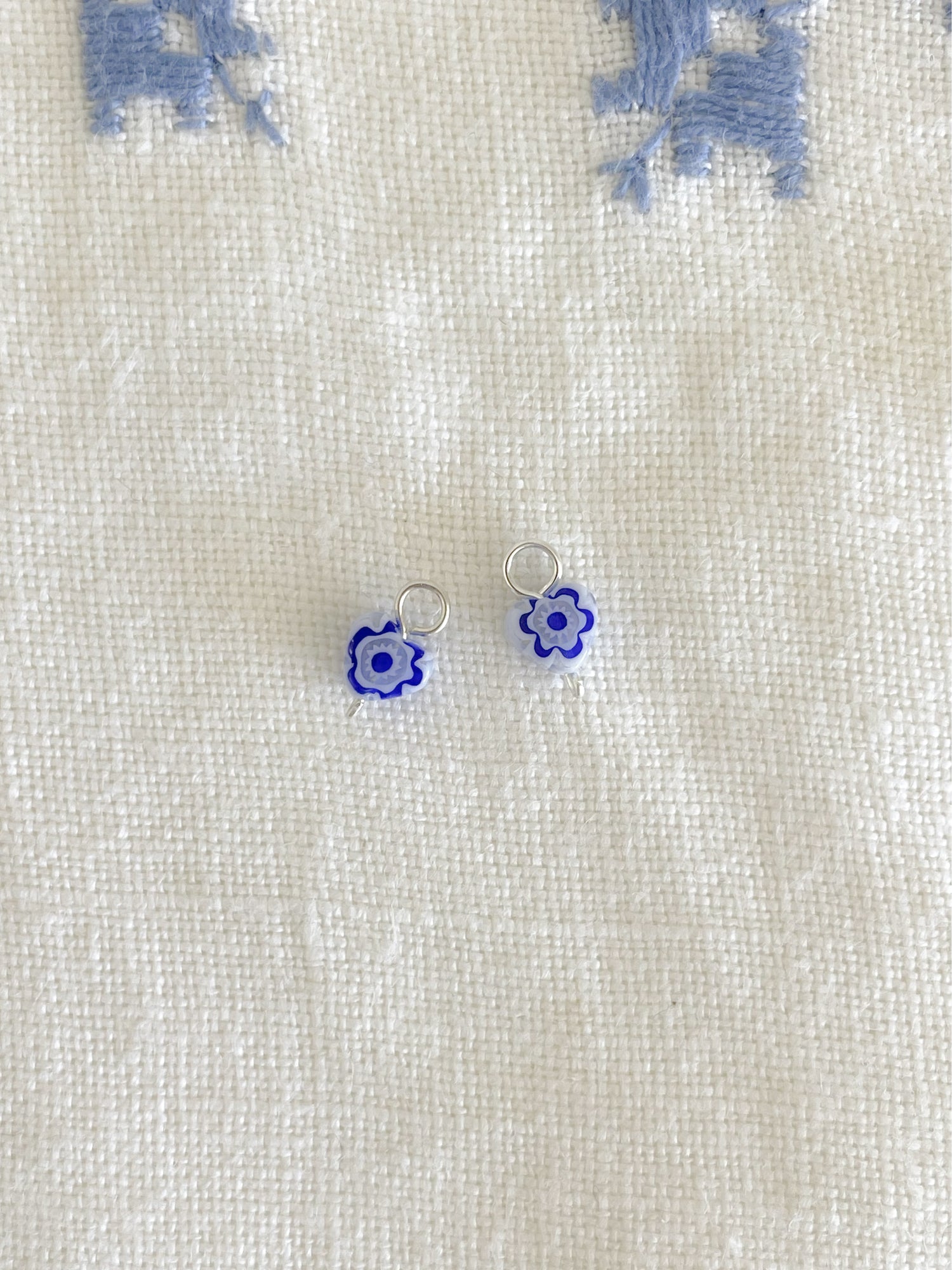 MINI Navy Heart | EARRING CHARMS