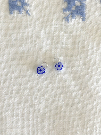 MINI Navy Heart | EARRING CHARMS