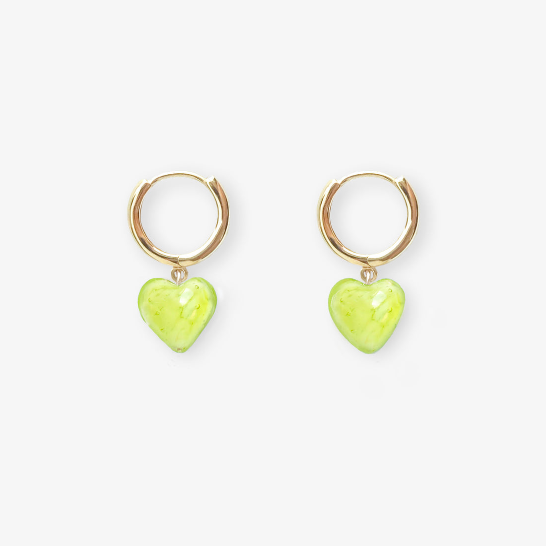 AMORE | Moss Green Cloudy Hearts
