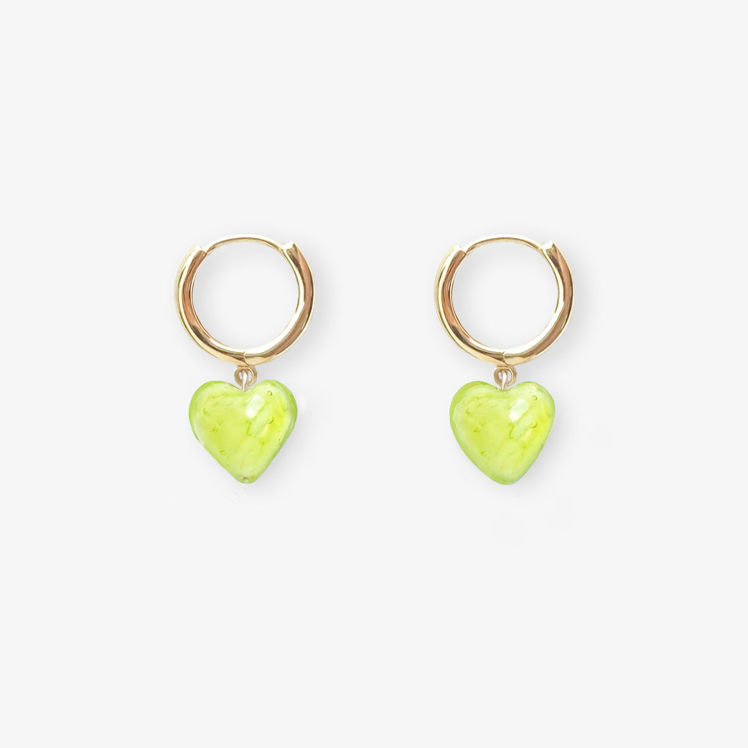 AMORE | Moss Green Cloudy Hearts