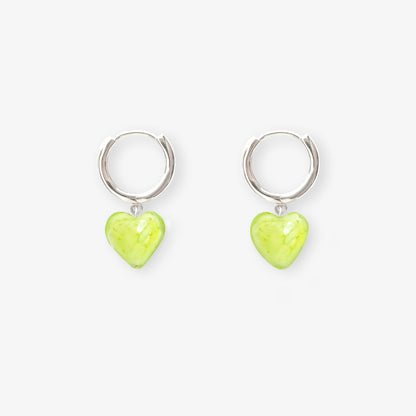 AMORE | Moss Green Cloudy Hearts