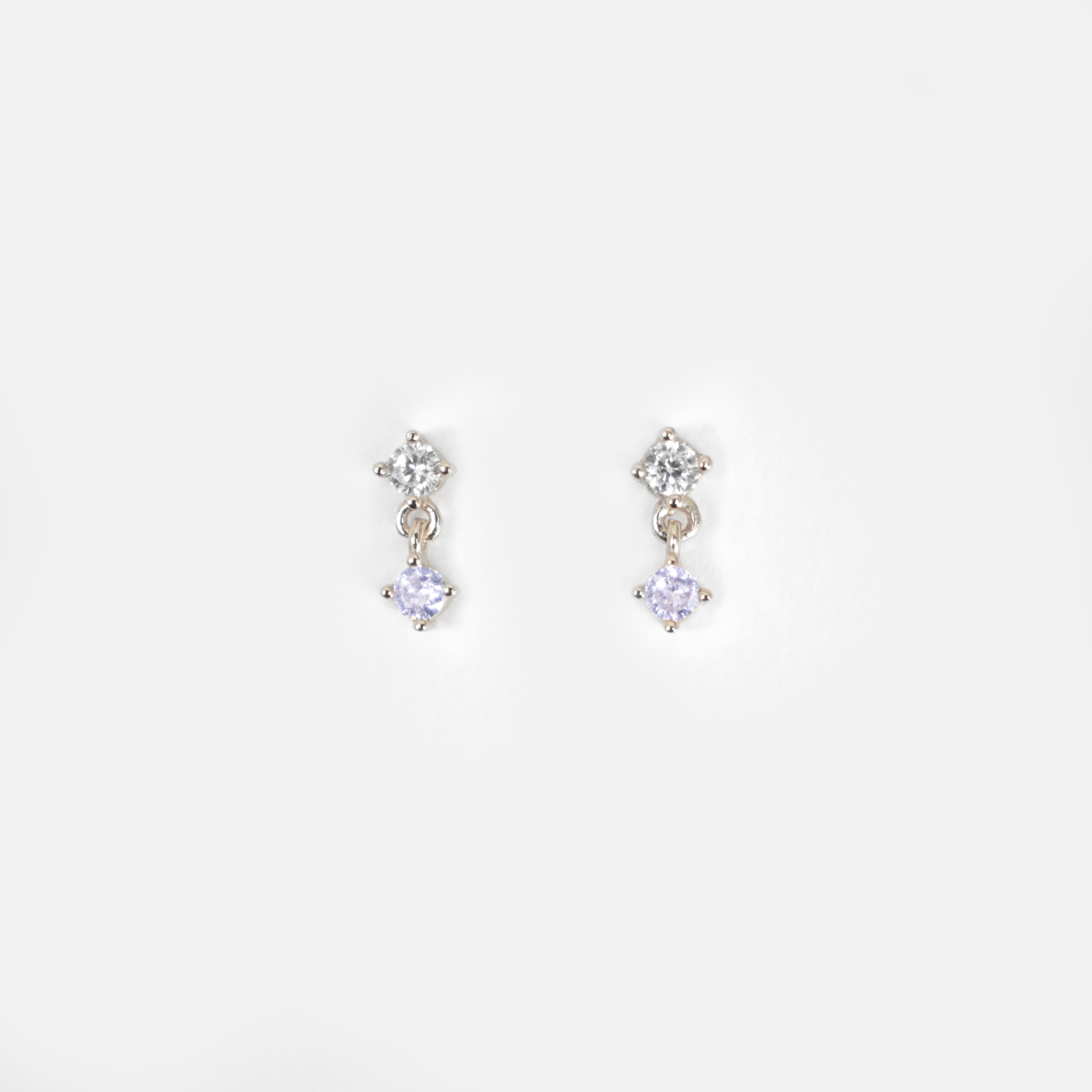 PALE Lilac | Droplet Studs