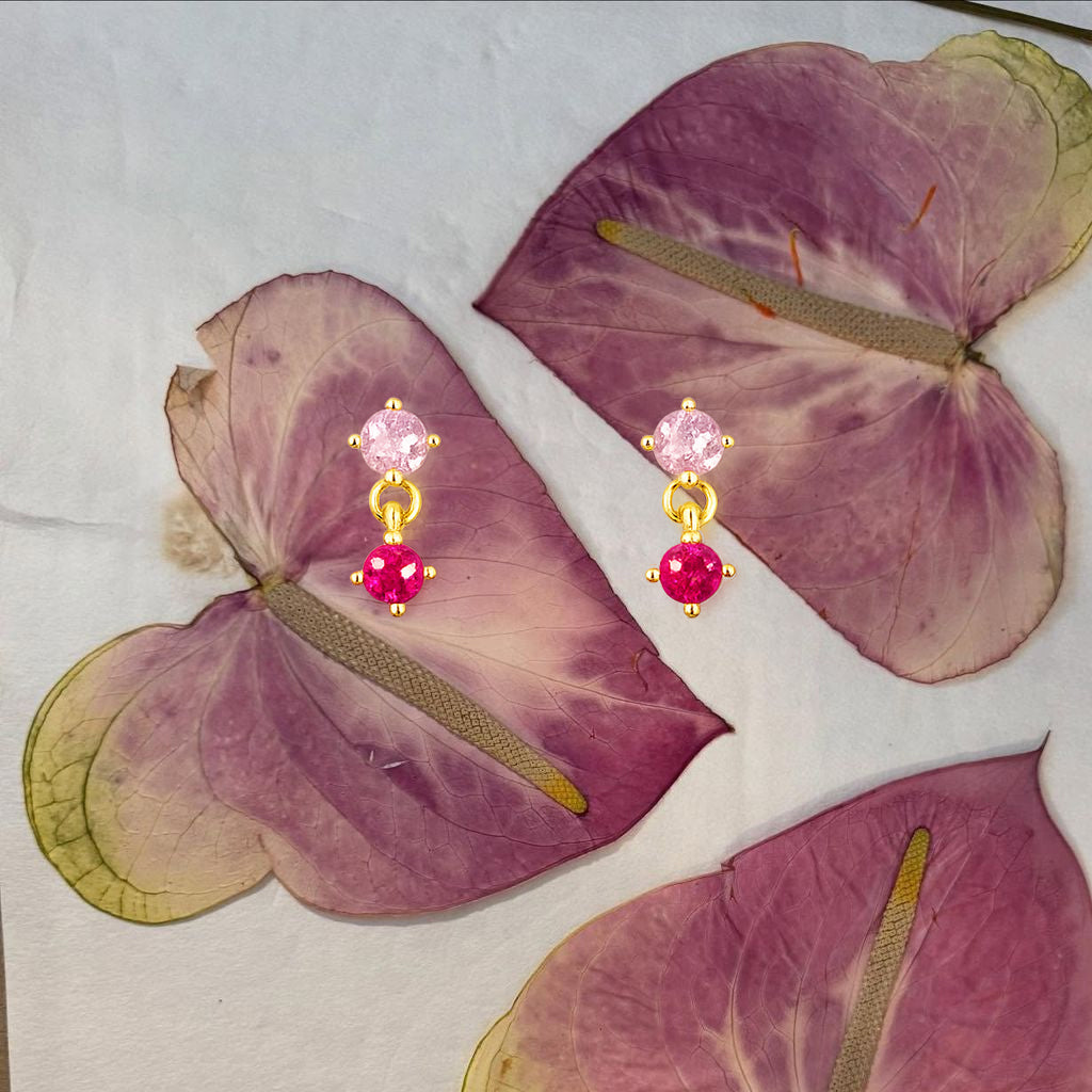 Droplet Studs | Piglet Pink
