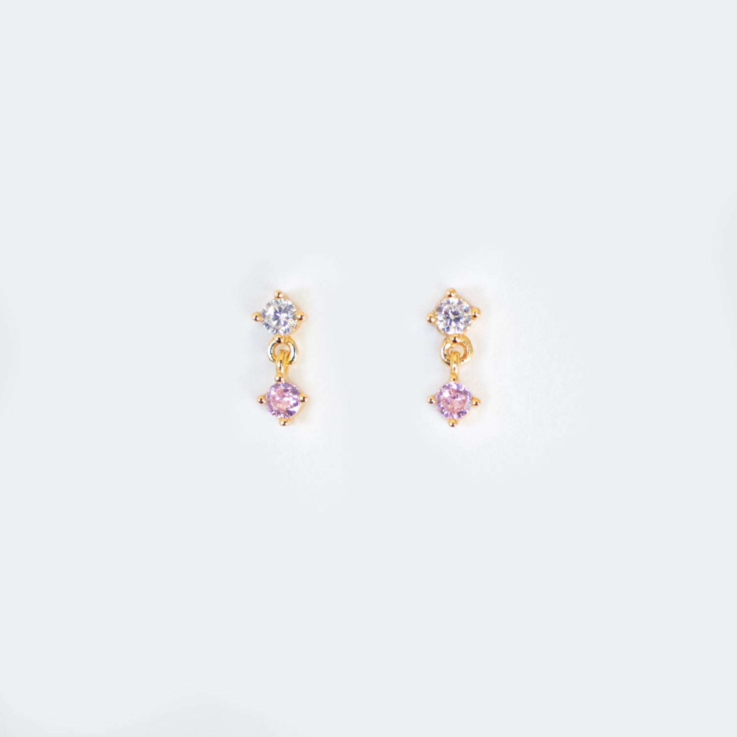 Dew Droplets | Baby Pink Studs