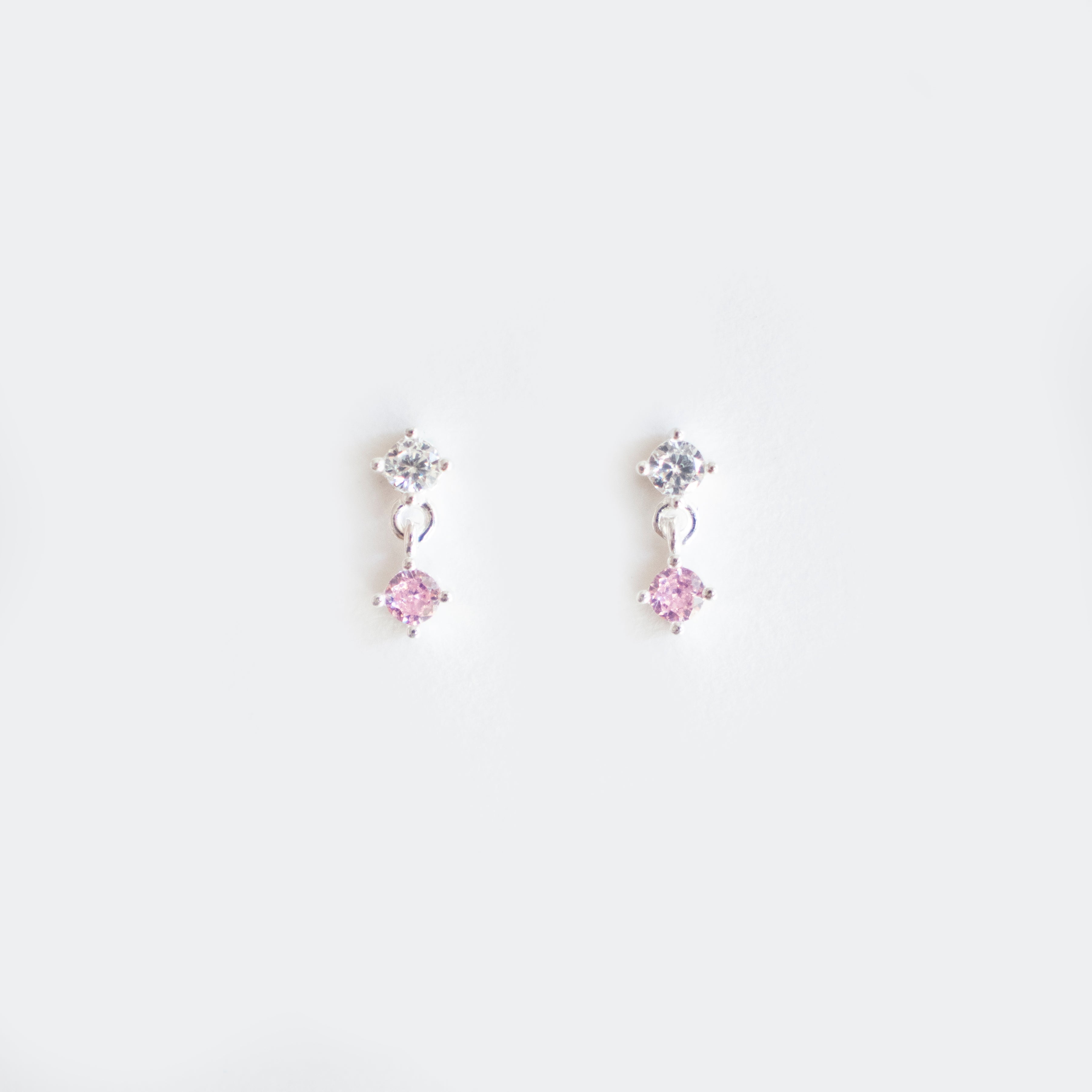 Dew Droplets | Baby Pink Studs