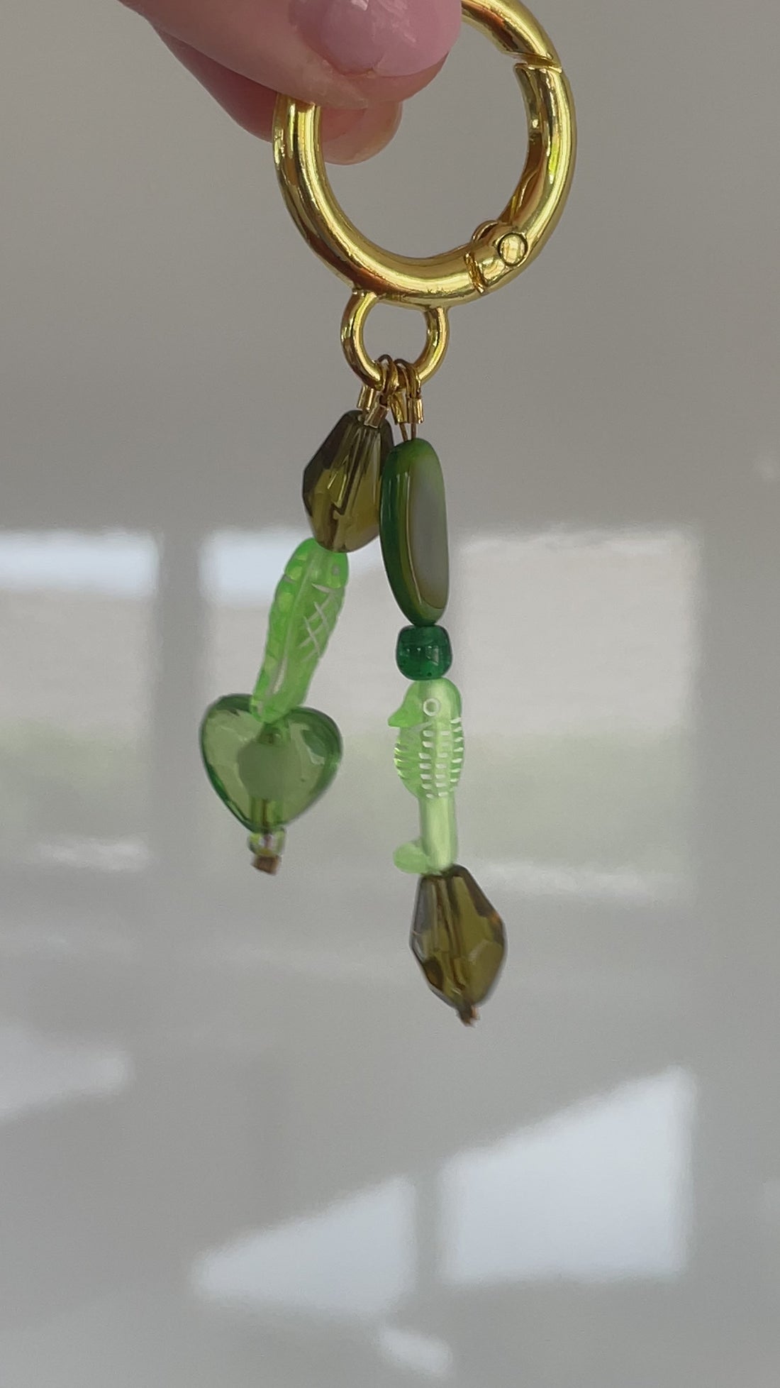 ONE-OFF Keychains | Green Sea