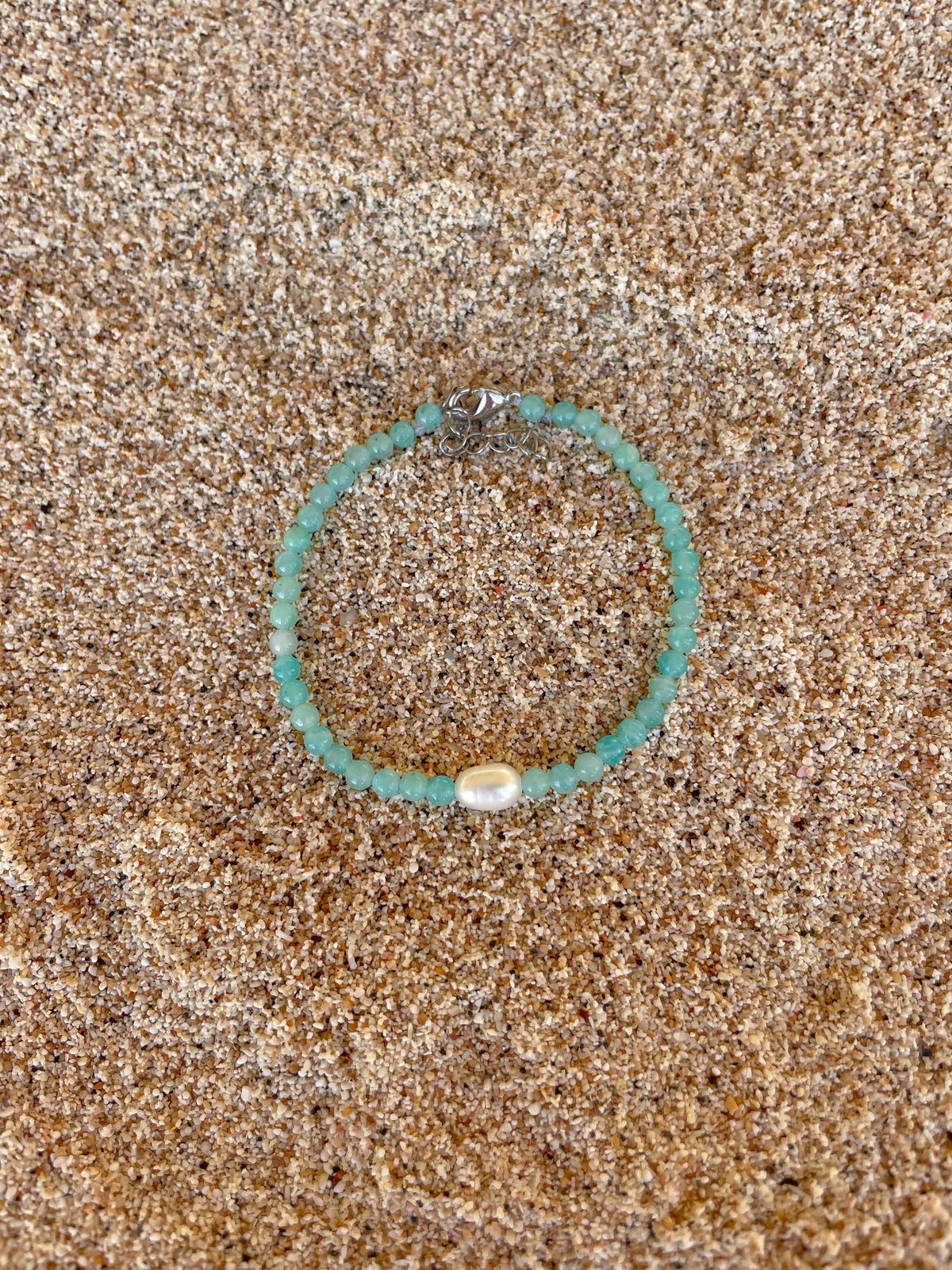 Sea Stone Bracelet | Aqua