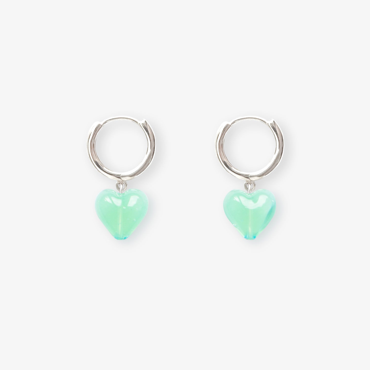 AMORE | Seafoam Glass Hearts