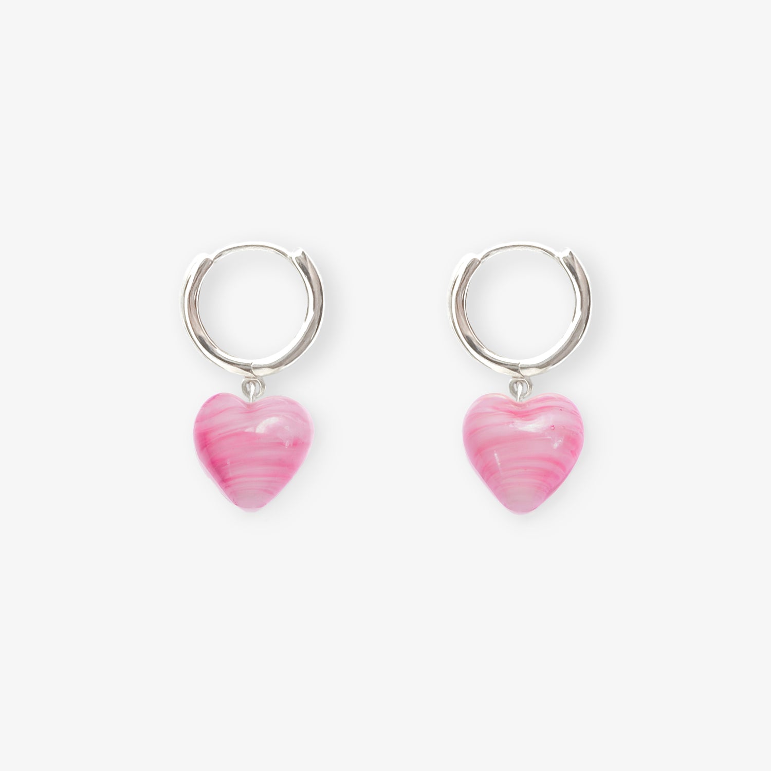 AMORE | Pink Glass Hearts