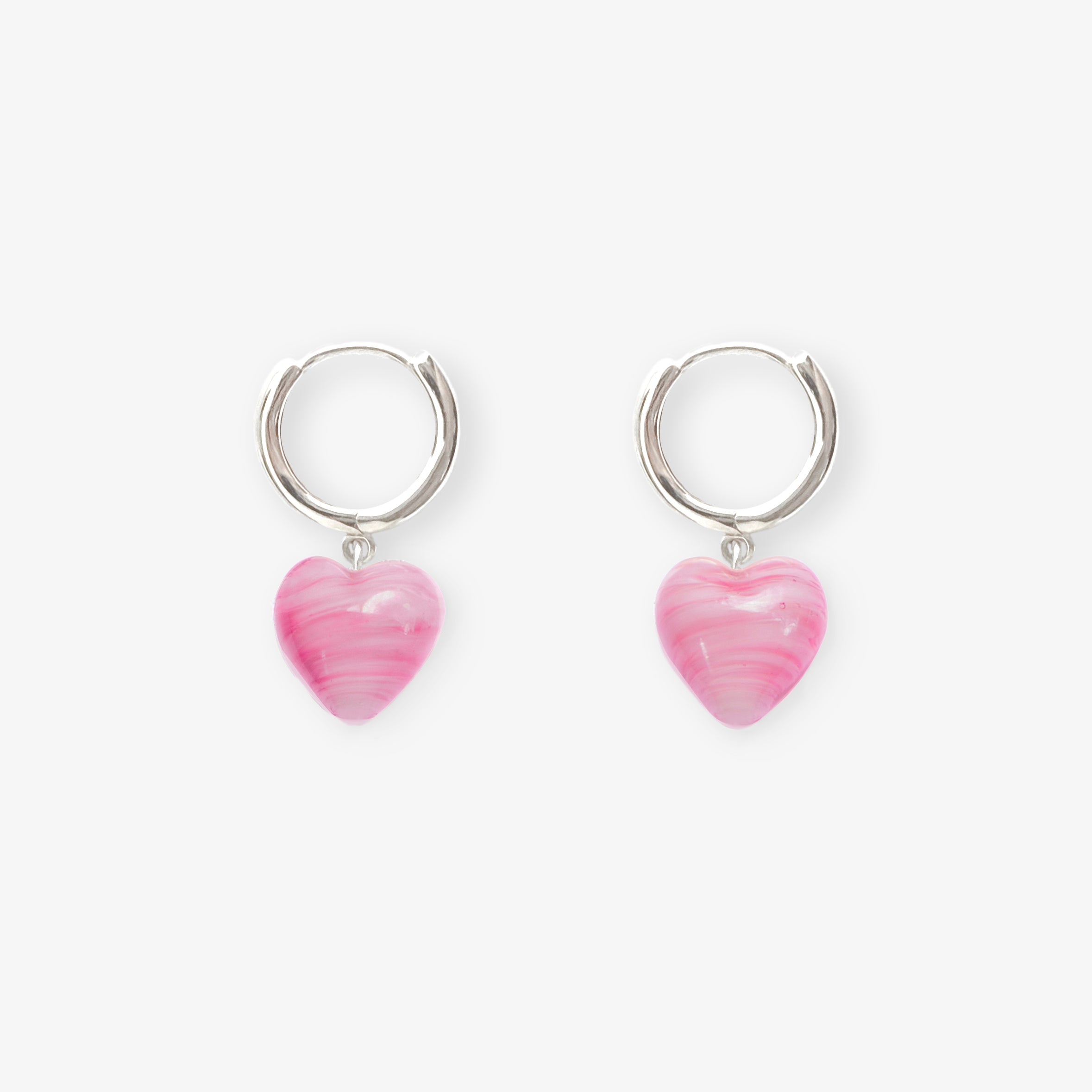 AMORE | Pink Glass Hearts