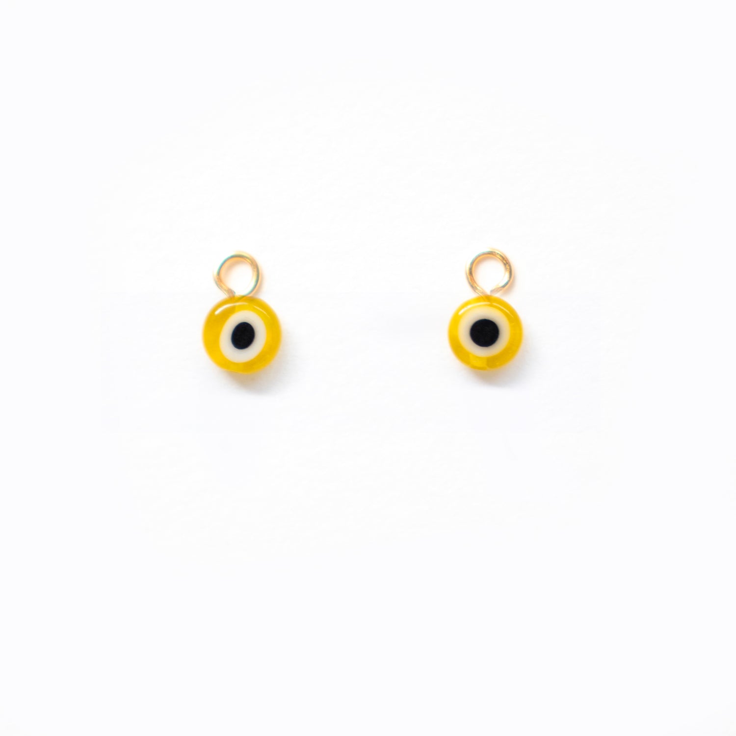 ONE-OFF CHARMS | Yellow Turkish Evil Eyes