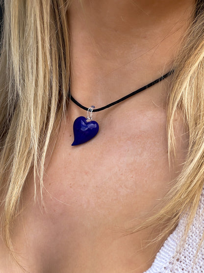 Chunky Italian Heart Necklaces