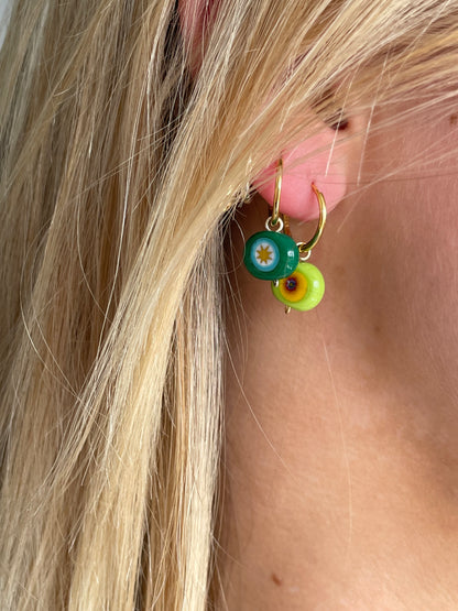 NEW LIMITED Italian CHARMS | Dark Green Discs