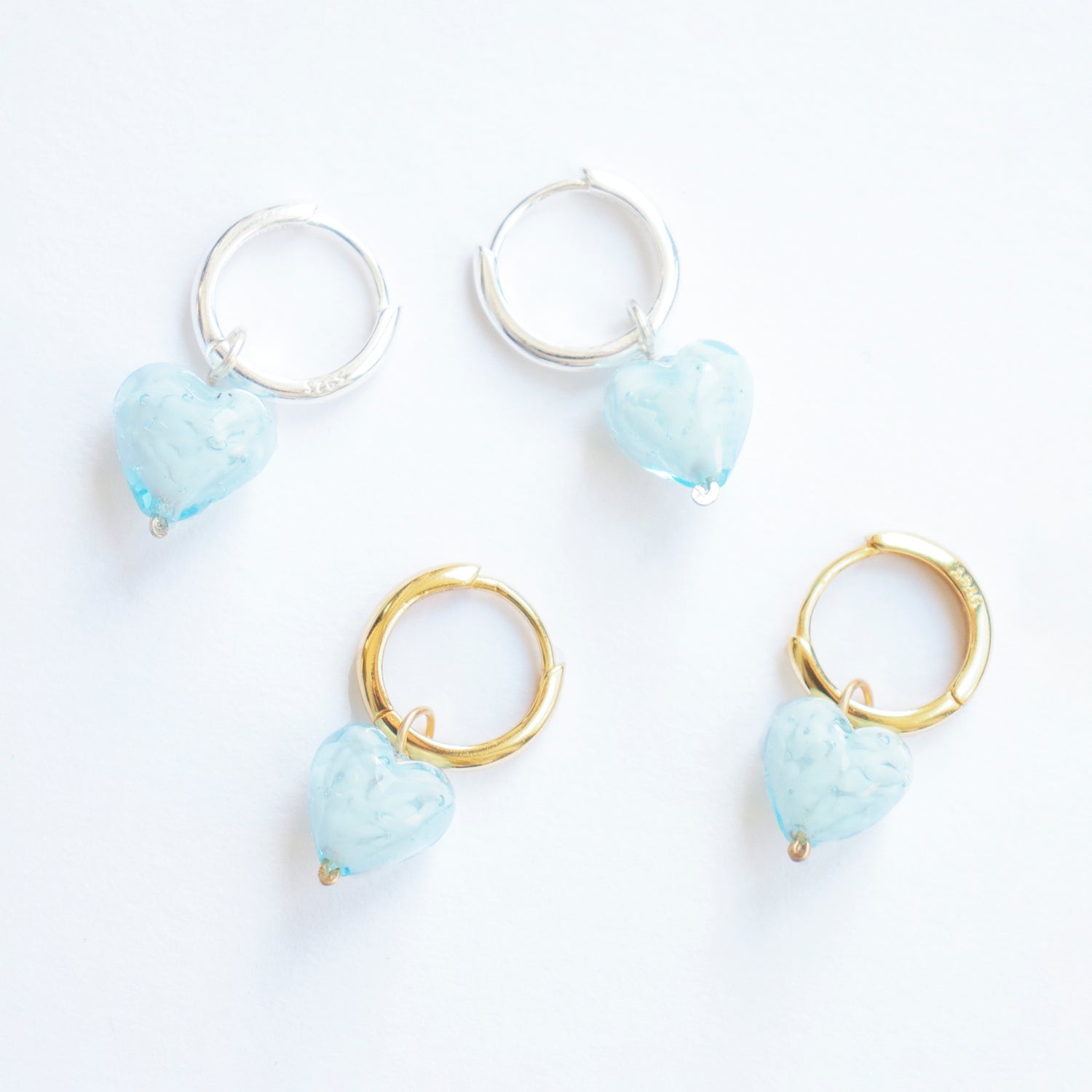 AMORE | Light Blue Cloudy Hearts
