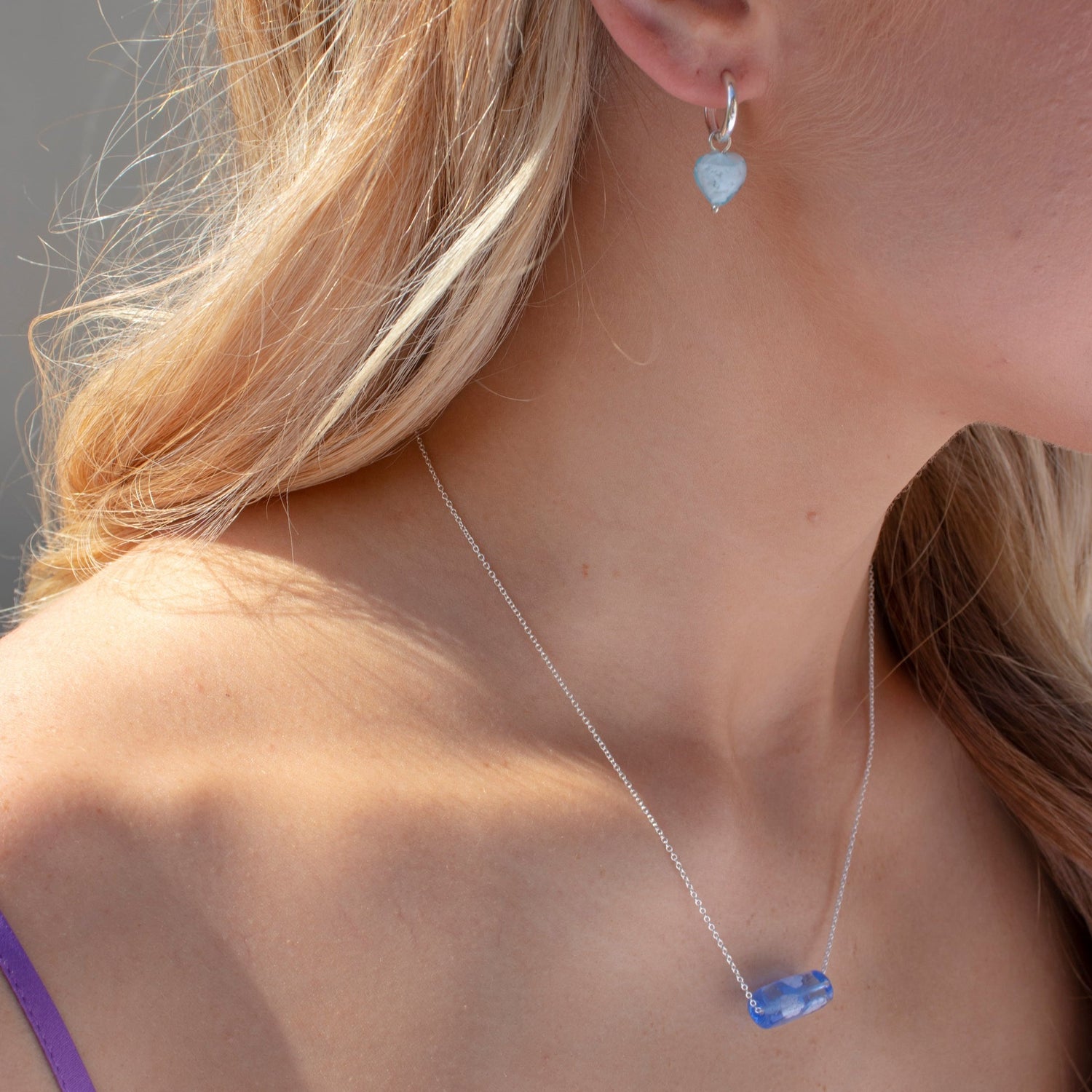 AMORE | Light Blue Cloudy Hearts