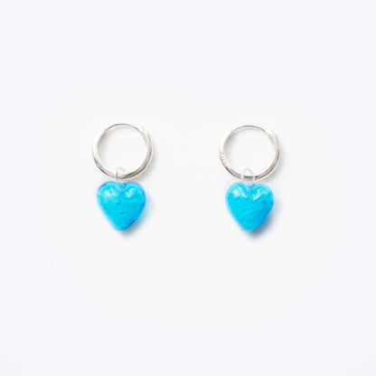 AMORE | Small Cobalt Blue Hearts