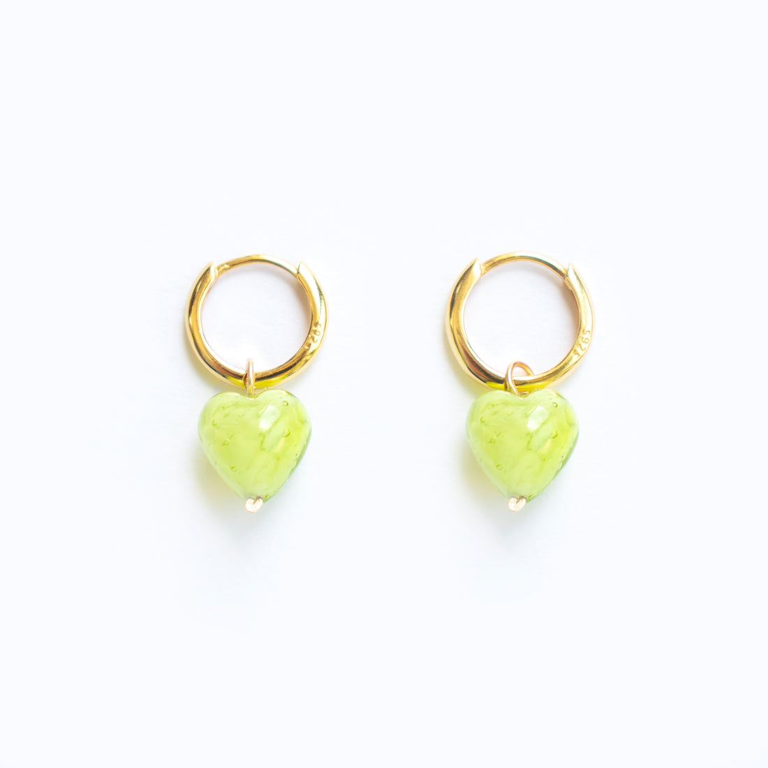 AMORE | Moss Green Cloudy Hearts